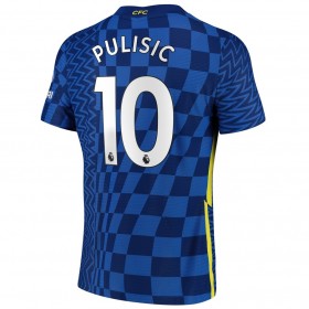 Koszulka Chelsea Christian Pulisic 10 Domowe Stroje Piłkarskie 2021/22 Krótki Rękaw